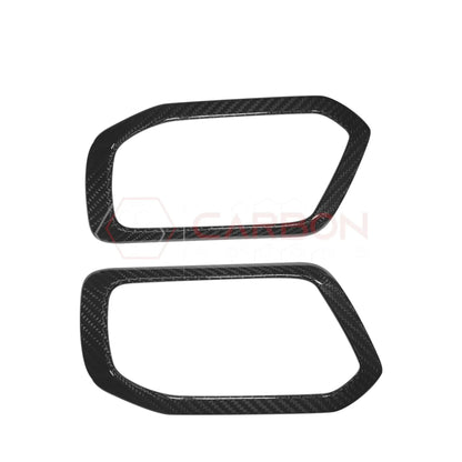 Real Carbon Fiber Interior Door Handle Trim Covers For 2021+ Ford Bronco