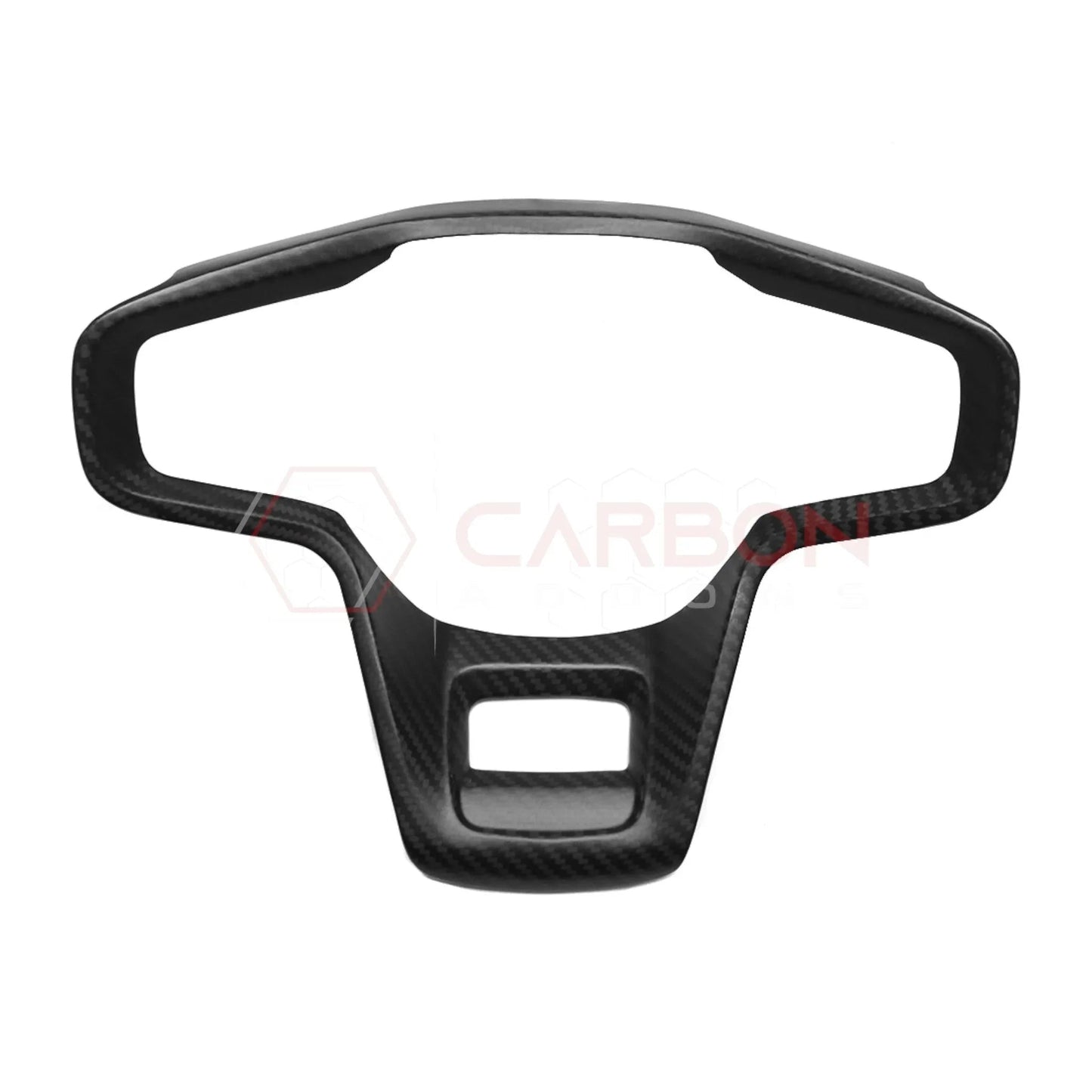Real Carbon Fiber Steering Wheel Button Trim Cover For 2021+ Bronco