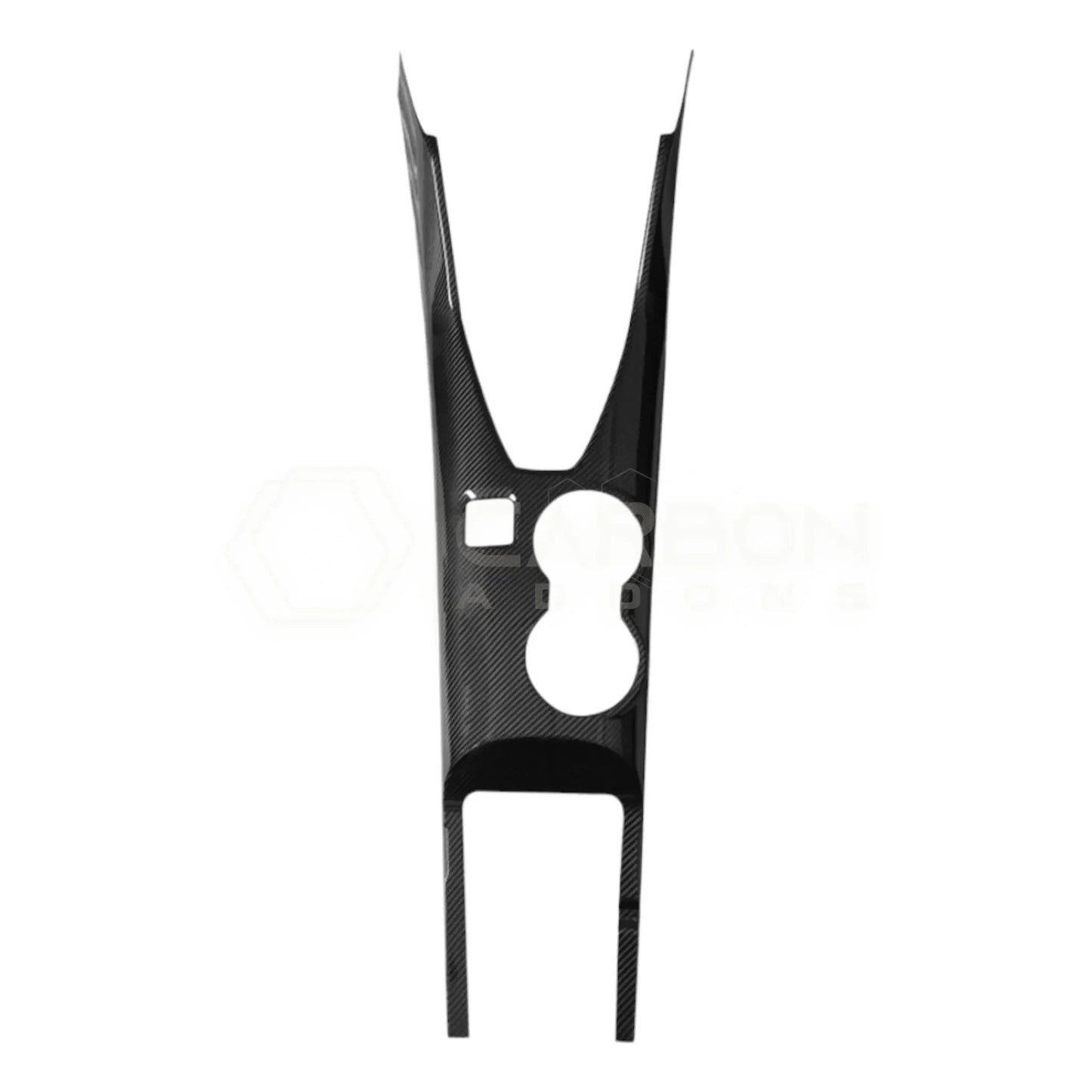 Real Carbon Fiber Center Console Trim Cover for 2024+ Ford Mustang