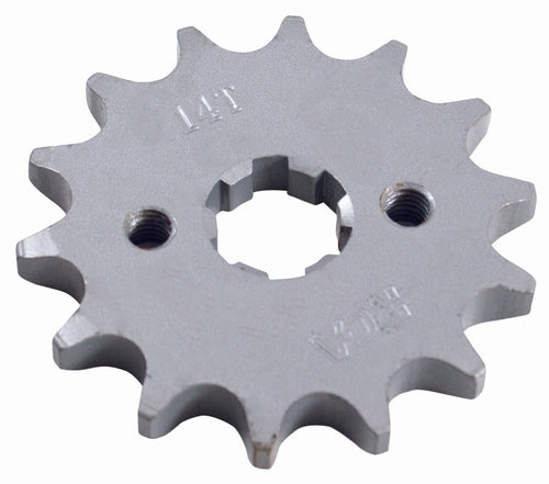 DRIVE SPROCKET: 420-14T; (FITS: 17mm SHAFT SIZE)