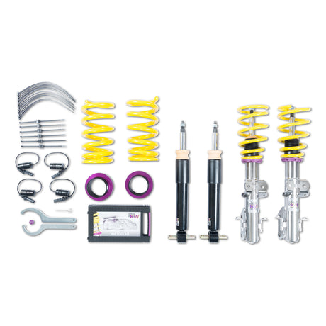 KW Suspensions 10230081 KW V1 Coilover Kit Bundle - Ford Mustang 2018+; With Electronic Dampers; W ESC Modules