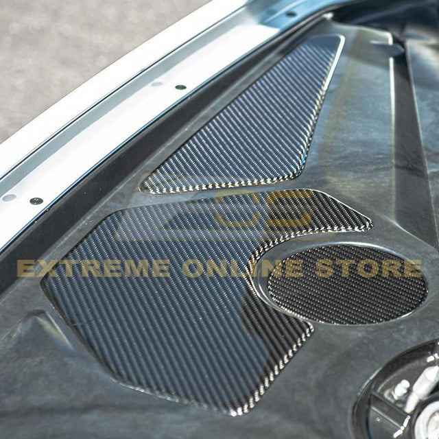 Corvette C8 Carbon Fiber Engine Bay Panel Accent Covers