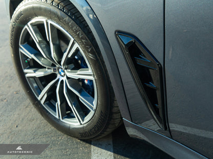 AutoTecknic Gloss Black Fender Trim Set - F95 X5M | G05 X5
