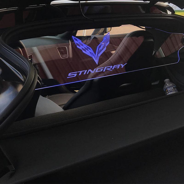 WindRestrictor® C7 Coupe Rear Add On Glow Plate