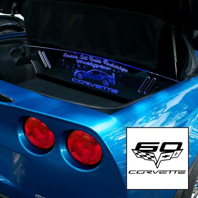 WindRestrictor® Corvette C6 Coupe Rear Glow Plate