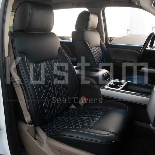 2014-18 GMC Seirra Premium Custom Leather Seat Covers