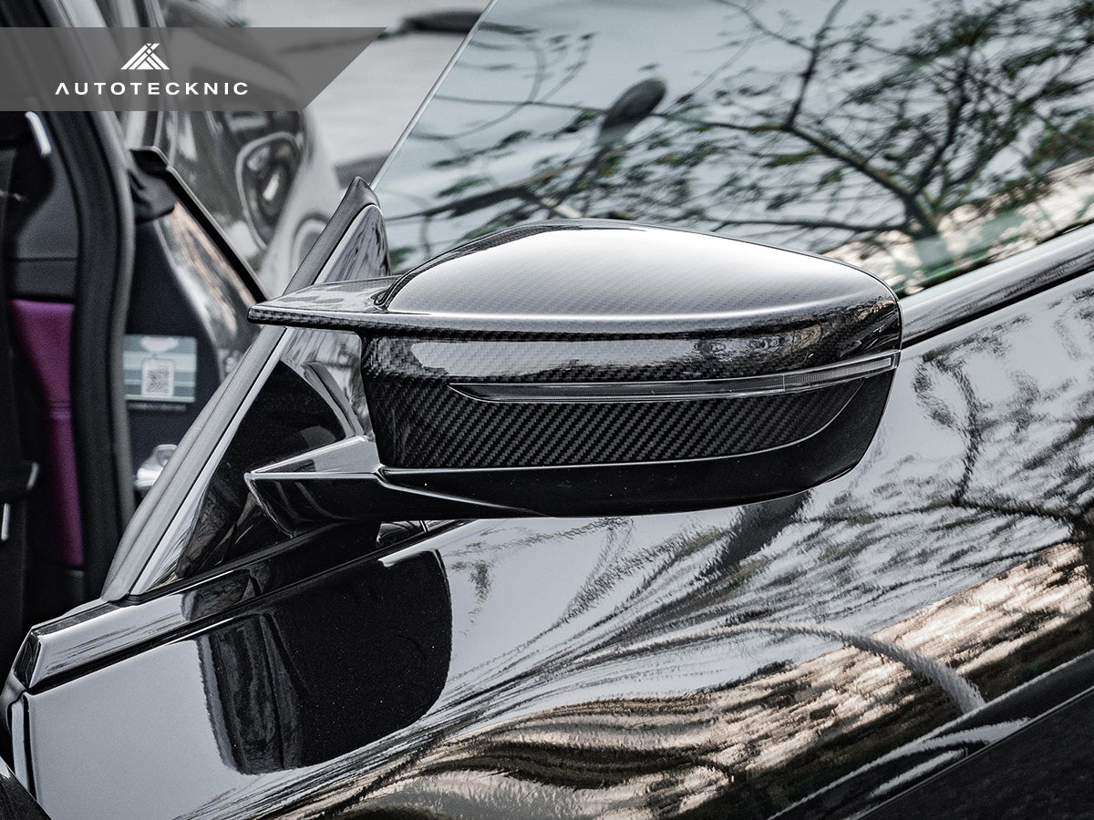 AutoTecknic G8X Style M-Inspired Version II Dry Carbon Mirror Covers - G42 2-Series