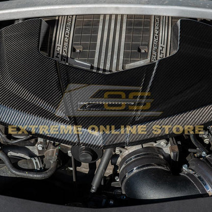 2016-Up Cadillac CTS-V Carbon Fiber Front Engine Cover