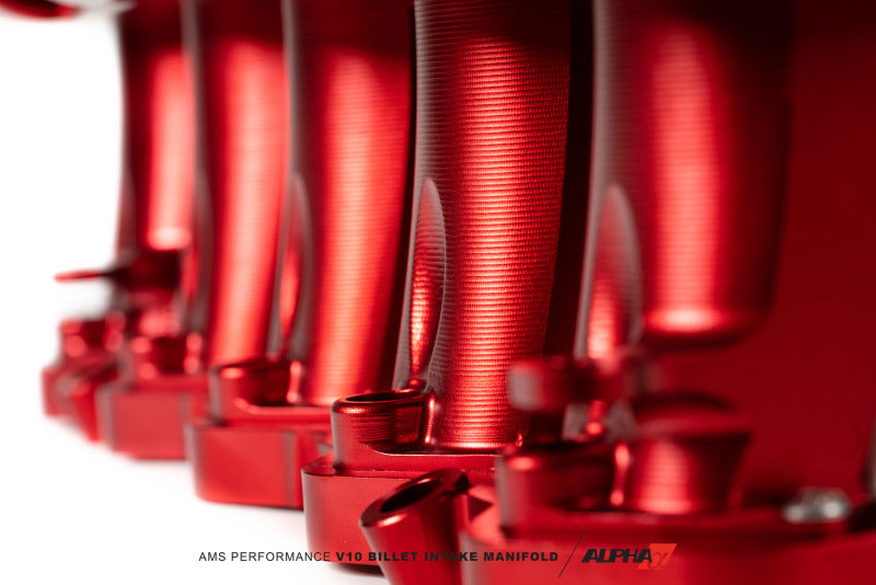 AMS Performance V10 Audi R8 / Lamborghini Huracan / Performante Billet Intake Manifold - CLR Anodize ALP.37.08.0001-1