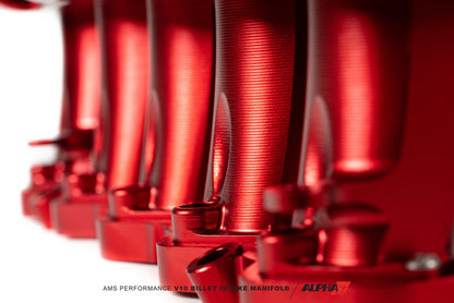 AMS Performance V10 Audi R8 / Lamborghini Huracan / Performante Billet Intake Manifold - CLR Anodize ALP.37.08.0001-1