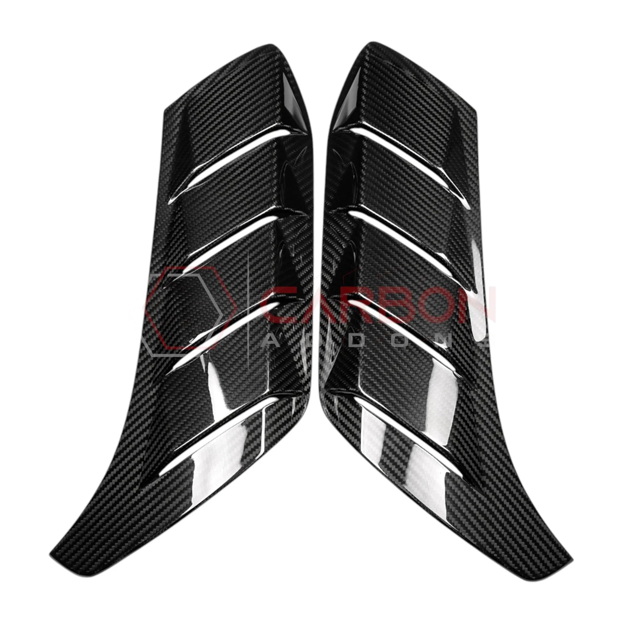 2021+ Bronco Raptor Real Carbon Fiber Fender Vent Trim Covers
