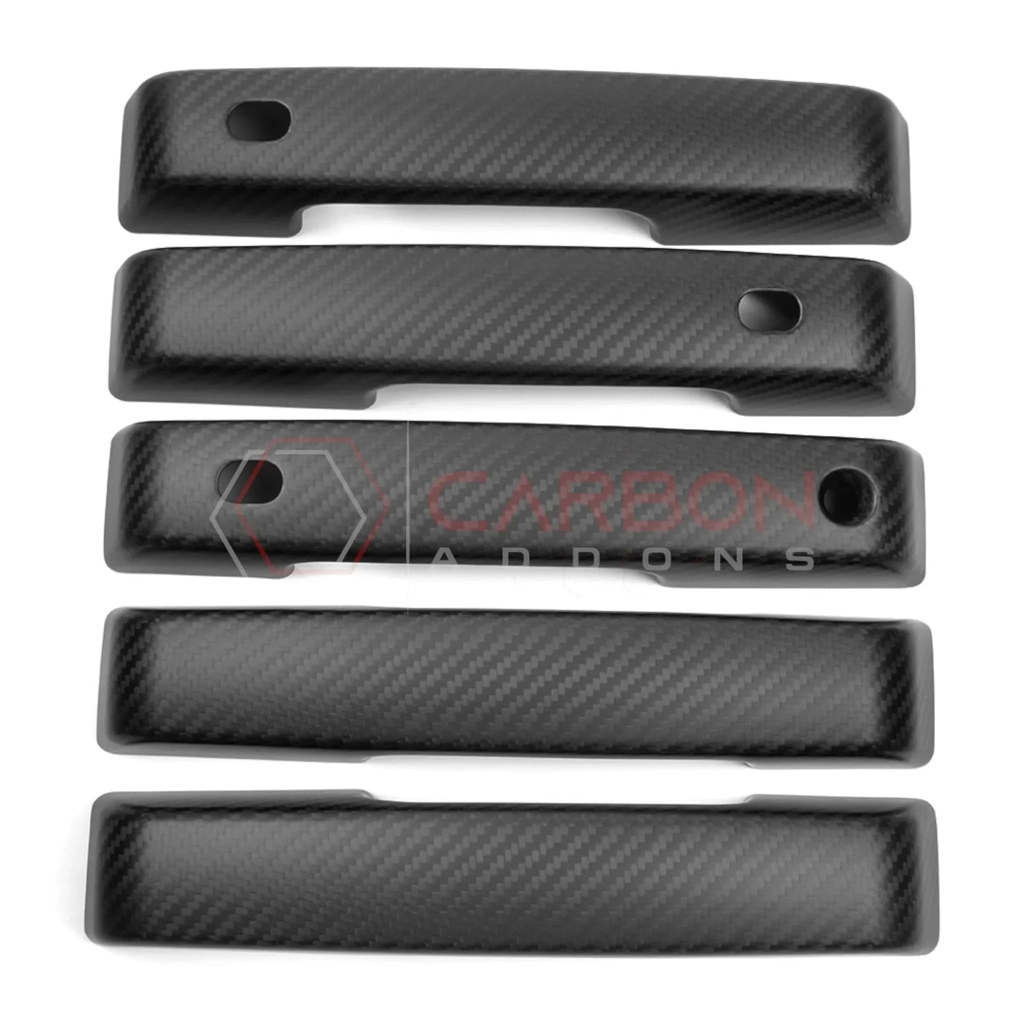 Real Carbon Fiber Exterior Door Handle Covers For 2021+ Ford Bronco