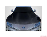 2020-2024 Toyota Supra A90 Carbon Creations OEM Look Hood - 1 Piece