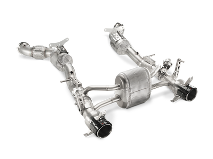 Akrapovic 16-17 Ferrari 488 GTB/488 Spyder Slip-On Line (Titanium) w/ Carbon Tips MTP-FE488H