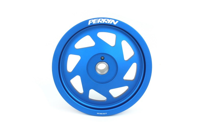 Perrin [22-25 WRX, 22-25 BRZ/GR86, 18-22 Crosstrek, 20-25 Forester, 20-25 Outback, 20-22 Legacy] Crank Pulley - Blue | PSP-ENG-106BL