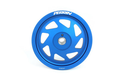 Perrin [22-25 WRX, 22-25 BRZ/GR86, 18-22 Crosstrek, 20-25 Forester, 20-25 Outback, 20-22 Legacy] Crank Pulley - Blue | PSP-ENG-106BL