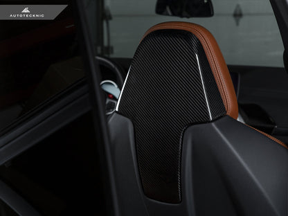 AutoTecknic Dry Carbon Seat Back Cover Set - F97 X3M | F98 X4M