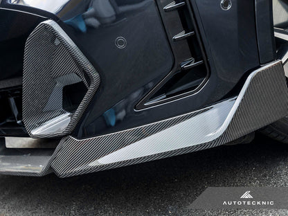 AutoTecknic Carbon Fiber Front Bumper Air Vent Set - G06 X6 M-Sport LCI