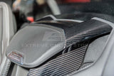 Corvette C8 Coupe Carbon Fiber Upper Waterfall Speaker Grille Cover