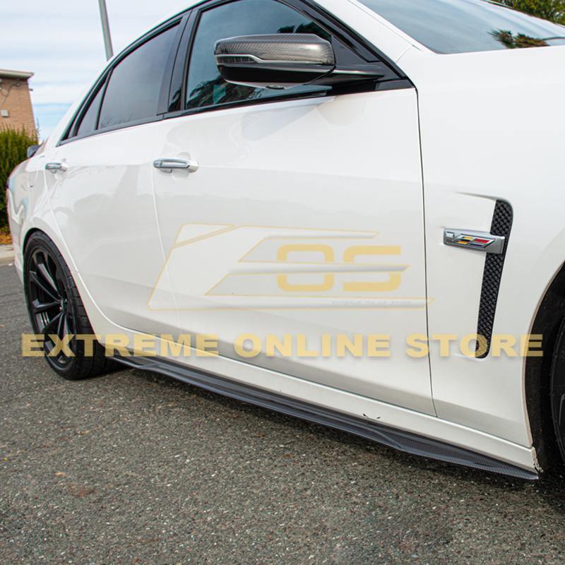 2016-Present Cadillac CTS-V Carbon Fiber Side Skirts Rocker Panels