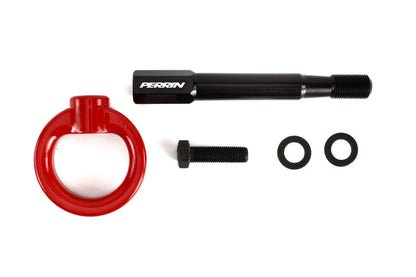 Perrin Rear Tow Hook Kit Red Subaru Forester 2014-2023 | PSP-BDY-253RD