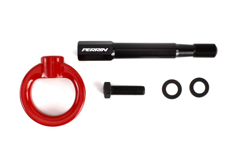 Perrin [22-25 WRX, 18-21 Crosstrek] Rear Tow Hook Red | PSP-BDY-257RD