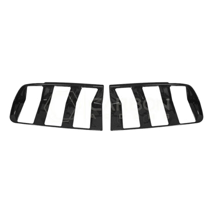 Real Carbon Fiber Taillight Trim Covers for 2024+ Ford Mustang