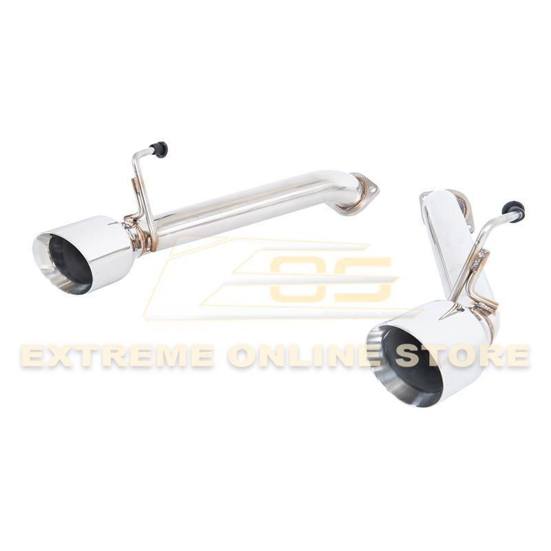 2009-21 Nissan 370Z Z34 Muffler Delete Axle Back 4.5" Dual Tips Exhaust