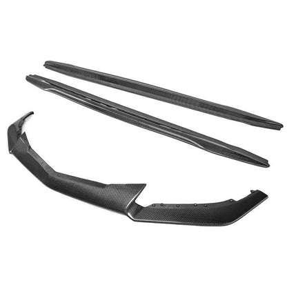 2016-19 Cadillac ATS-V Carbon Fiber Front Splitter & Side Skirts