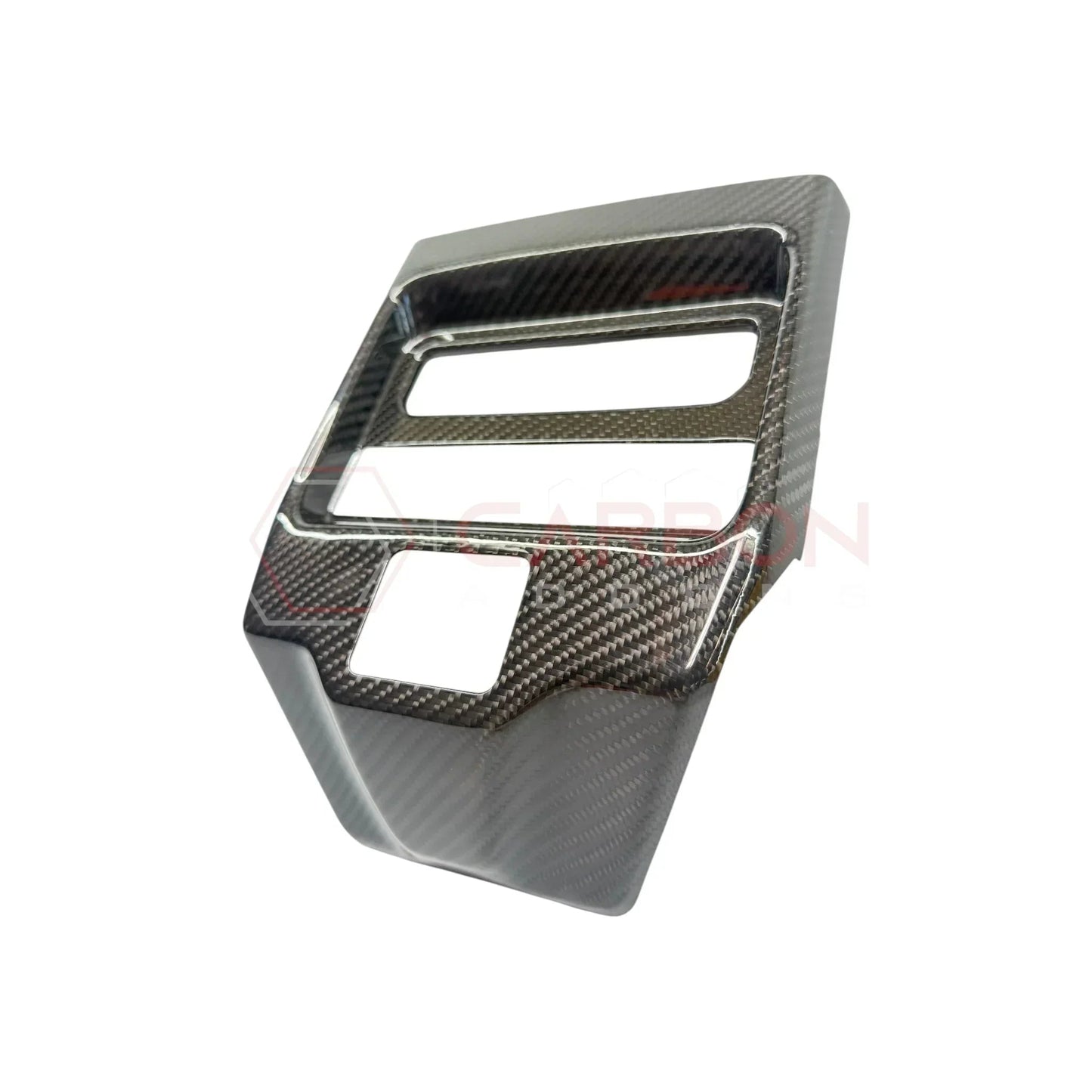 2019+ RAM 1500/TRX Interior Rear AC Vent Center Trim Real Carbon Fiber Cover