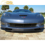 Corvette C6 Grand Sport / Z06 Primer Black Front Splitter Lip