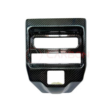 2019+ RAM 1500/TRX Interior Rear AC Vent Center Trim Real Carbon Fiber Cover