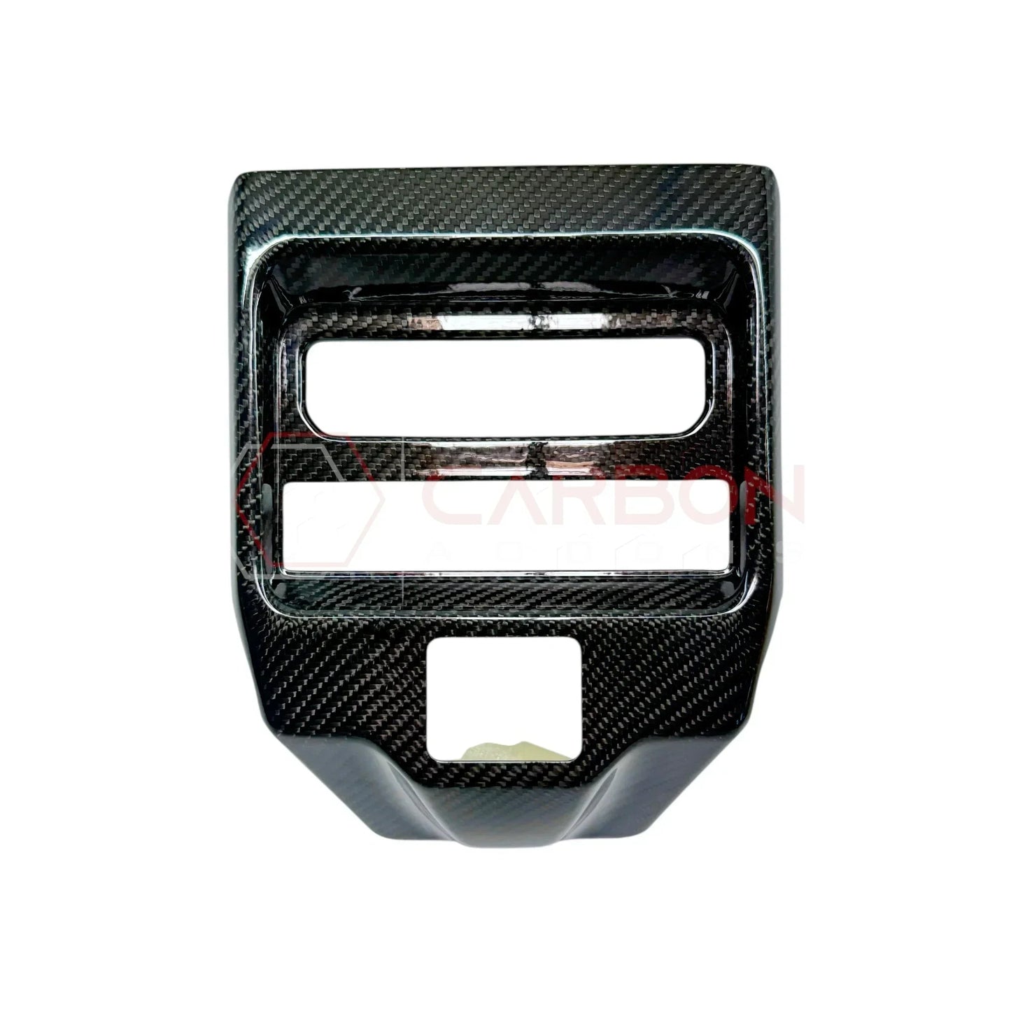 2019+ RAM 1500/TRX Interior Rear AC Vent Center Trim Real Carbon Fiber Cover