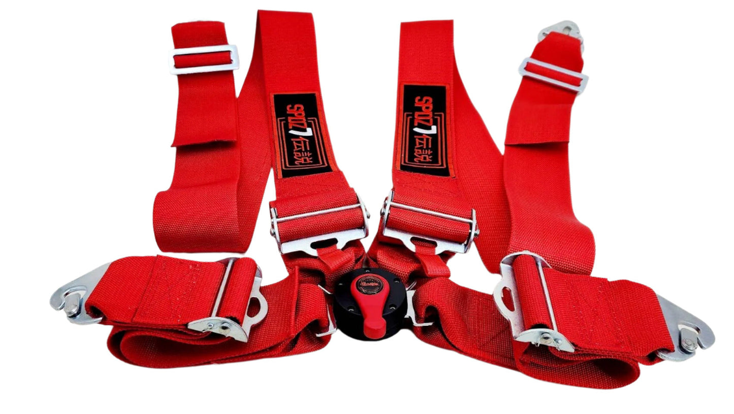 SPDZ1 X BallFix 4 Point 3” Seat Belt Safety Harness