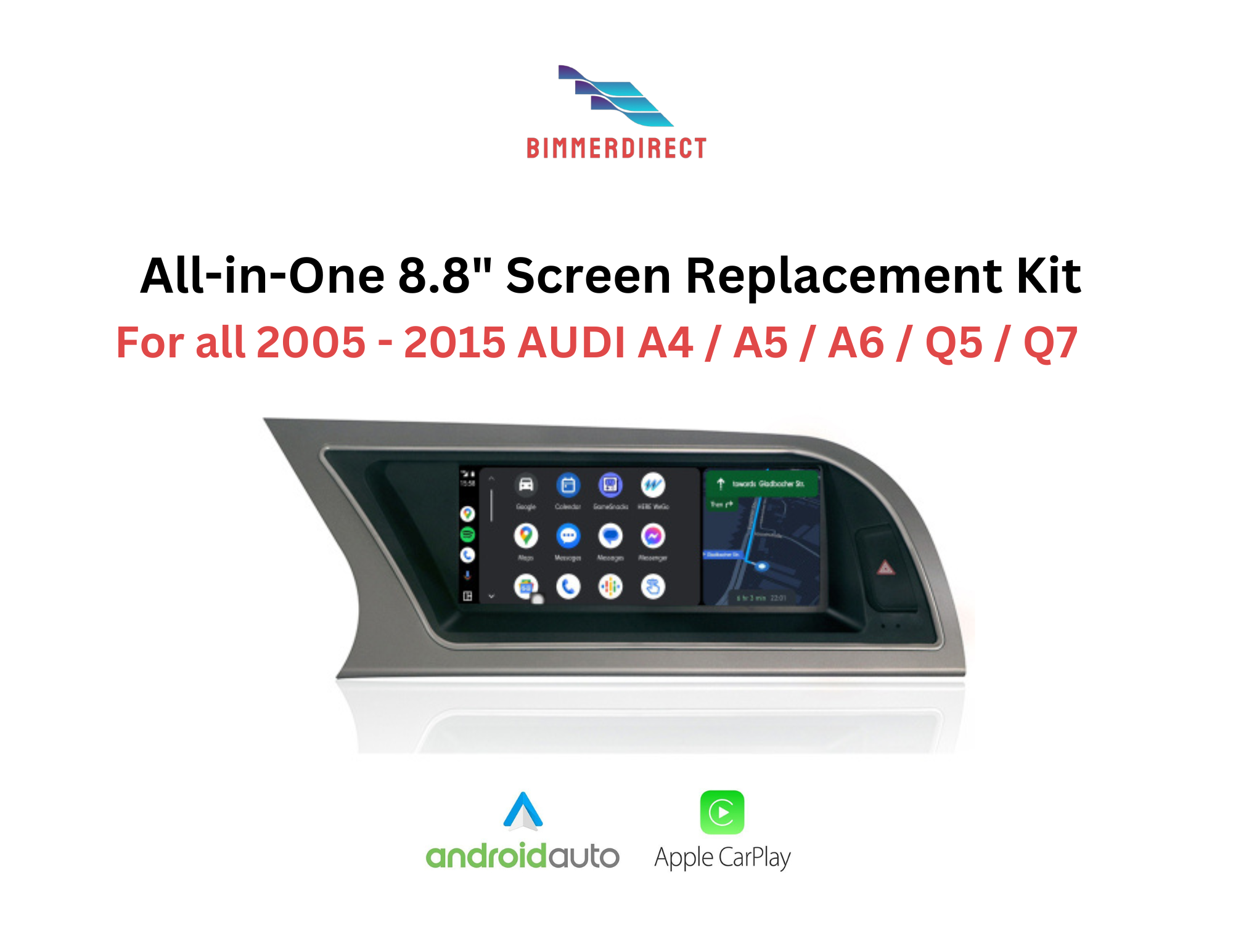 AUDI A4 / A5 / A6 / Q5 / Q7 All-in-One CarPlay Kit