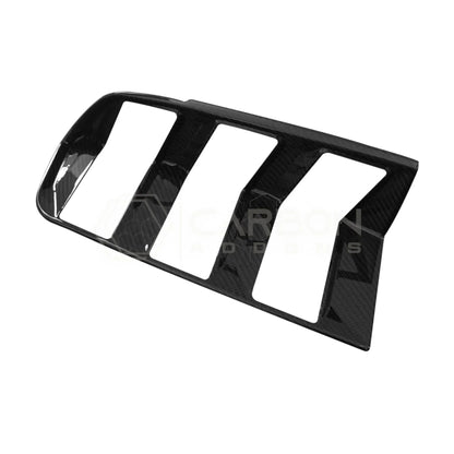 Real Carbon Fiber Taillight Trim Covers for 2024+ Ford Mustang