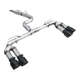AWE 22-24 Audi 8Y S3 Track Edition Exhaust - Diamond Black Tips