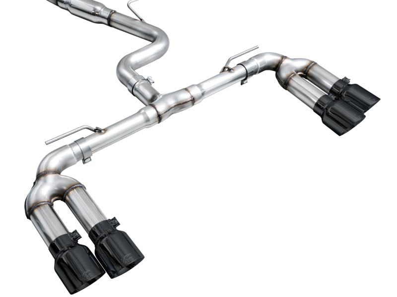 AWE Tuning AWE 22-24 Audi 8Y S3 Track Edition Exhaust - Diamond Black Tips 3020-43897