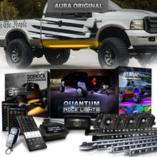 AURA LED Lighting Kit for Truck Bundle (Quantum LED Rocklight + Underglow LED Kit + Sidekick LED Kit ) - Remote Control