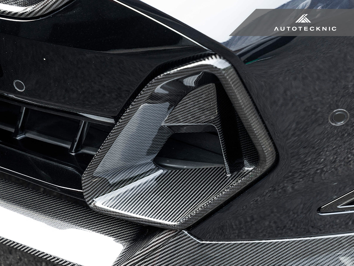 AutoTecknic Carbon Fiber Front Bumper Air Vent Set - G06 X6 M-Sport LCI
