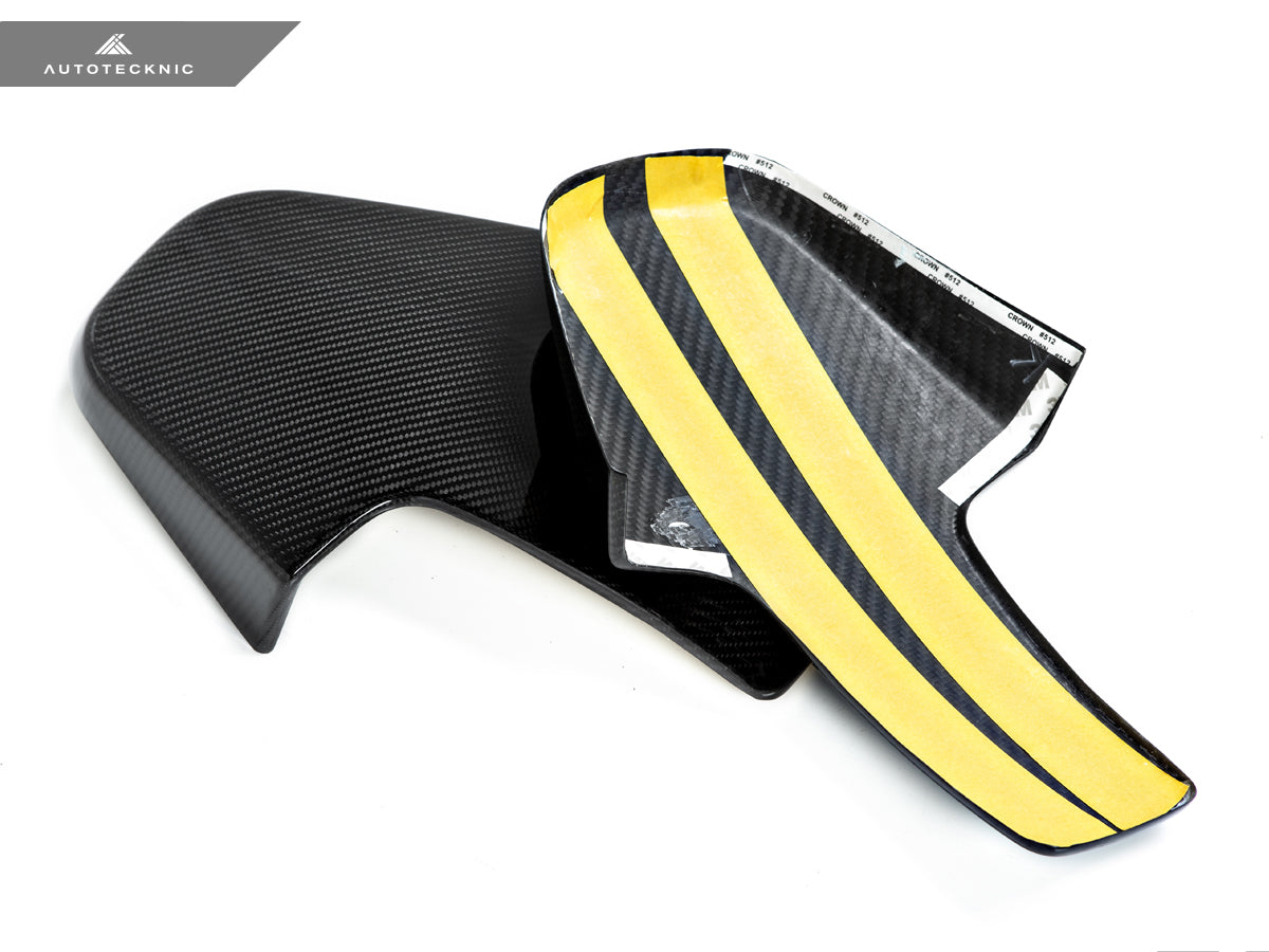 AutoTecknic Dry Carbon Seat Back Cover Set - F97 X3M | F98 X4M