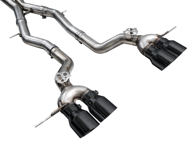 AWE Tuning 23-24 BMW G87 M2 Track Edition Exhaust - Diamond Black Tips 3020-43487