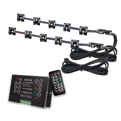 ORACLE Lighting 2014-2024 Infiniti Q50 ColorSHIFT RGB+W Headlight Halo Upgrade Kit