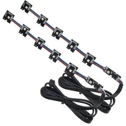 ORACLE Lighting 2014-2024 Infiniti Q50 ColorSHIFT RGB+W Headlight Halo Upgrade Kit