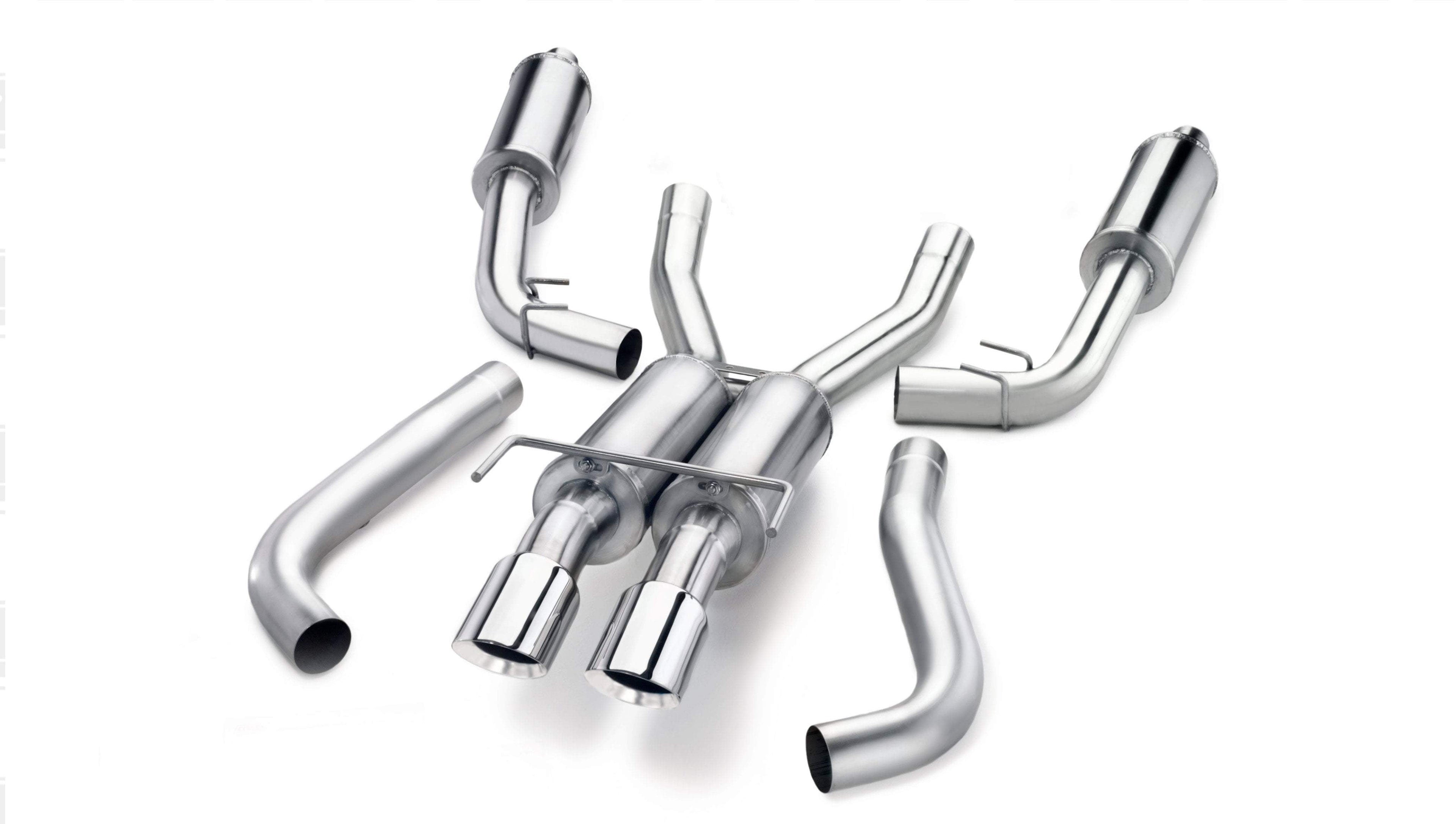 1996-2002 Dodge Viper RT Exhaust | Sport / 3.0 in Cat-Back 4.0 in Single Tips | GTS 8.0L Hi-Flow Cat (14119)