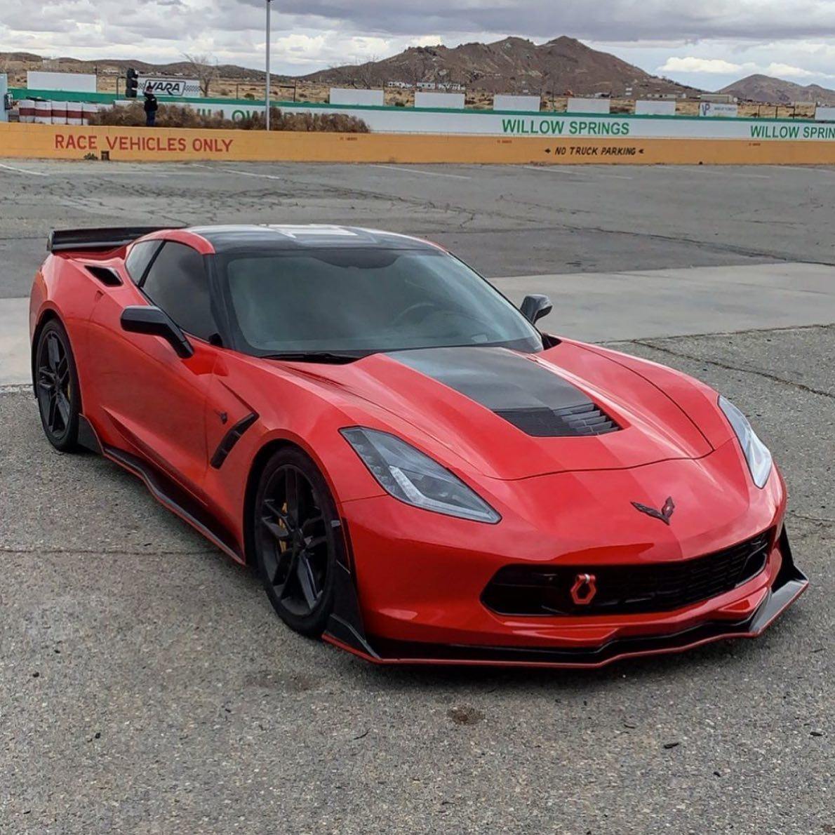 Corvette C7 Stage 3.5 Extended Front Splitter