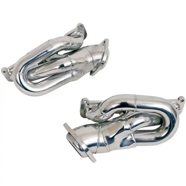 Ford Mustang V6 3.7L 1-5/8 Shorty Exhaust Headers Polished Silver Ceramic 11-17