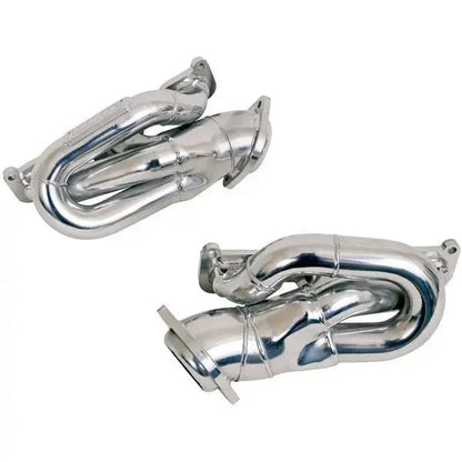 Ford Mustang V6 3.7L 1-5/8 Shorty Exhaust Headers Polished Silver Ceramic 11-17