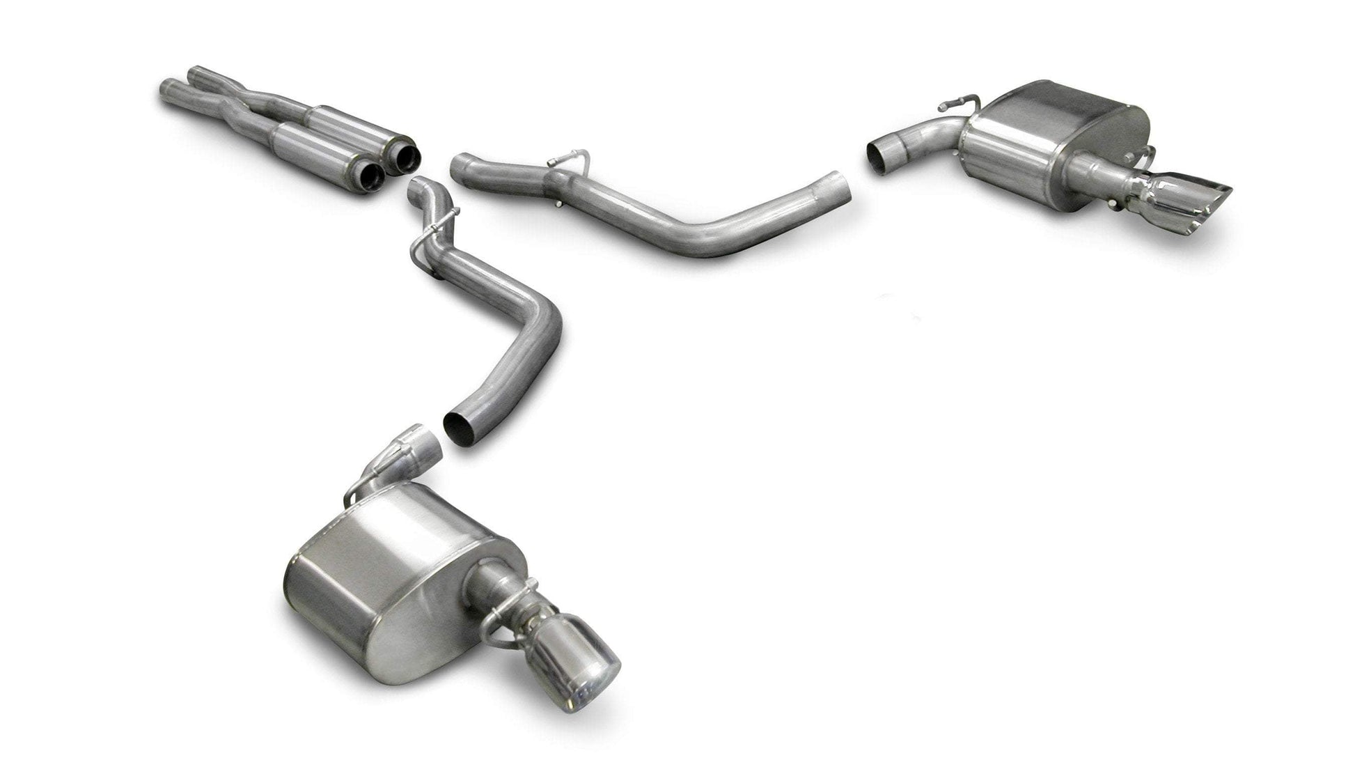Dodge Charger Exhaust | Xtreme / 2.75 in Cat-Back Single 4.0 in Tips | 2005-2010 Charger, 300 6.1L (14440)