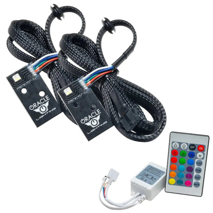 ORACLE Lighting 2014-2024 Infiniti Q50 ColorSHIFT RGB+W Headlight DRL Upgrade Kit